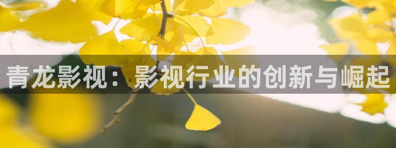 青柠影院免费观看电视剧高清免费网：青龙影视：影视行业的创新与崛起